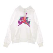 Klassisk Herre Hvid Hoodie