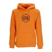 Orange Logo Hoodie med Kængurulomme