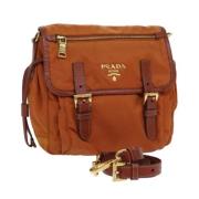 Pre-owned nylon prada-tasker