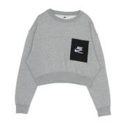 Afslappet Fleece Crewneck Sweatshirt