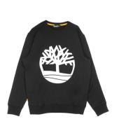 Kerne Logo Crewneck Sweatshirt Sort/Hvid