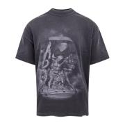 Vintage Bomuld T-shirt med Print