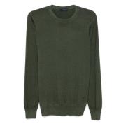 Grøn Sweater Girocollo