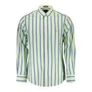 Solskinsgult Button-Down Sommer Skjorte