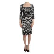 Elegant Trykt Jersey Sheath Kjole