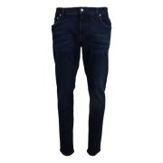 Elegant slank mrkebl denim jeans