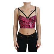 Leopard Print Bustier Korset Top