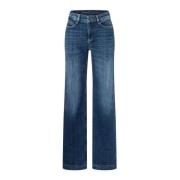 Wide-leg Jeans Blue Wash