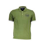 Grnt polo shirt med subtile detaljer