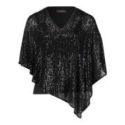 Bluse med pailetter