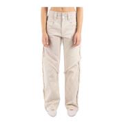 Ivory Straight Pants Opdater Garderobe