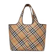 Vintage Check Tote Taske