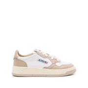 Lav Top Sneaker i Hvid Beige