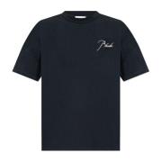 T-shirt med broderet logo