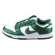 Satin Green Dunk Low Sneakers