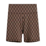 Sporty Dark Mahogany Shorts