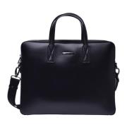 Professional bag in black leather