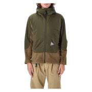 Khaki Uld Fleece Jakke AW24