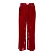 Rhythmic Red Wide Leg Bukser