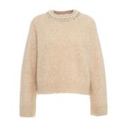 Beige Strikvarer AW24 til Kvinder