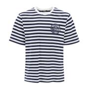 Nautisk Stribet T-shirt med Medusa Logo