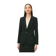 Enkeltknap Crepe Suit Jacket