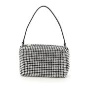 Rhinestone Mesh Håndtaske