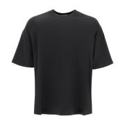 Oversized Milano Stitch Crew Neck T-shirt