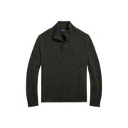 Uldblanding Knappet Turtleneck Sweater