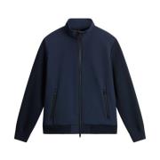 Navy Blue Panelled Coat