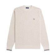 Creme Crew Neck Sweater AW24