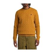 Cable Crew Neck Sweater