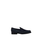 Suede Loafers med Pebble Detaljer