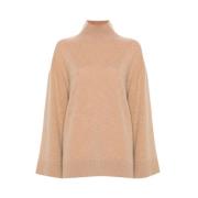 Kashmirblanding Turtleneck Sweater Kamel