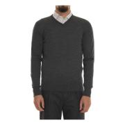 Merino Uld V-Hals Pullover