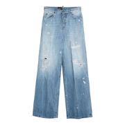 Palazzo Stil Denim Jeans