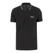 Logo Polo Shirt i Stretch Cotton Blend