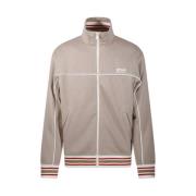 Teknisk Poly Track Jacket i Ble Khaki