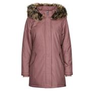 Rosa Parka Coat til kvinder