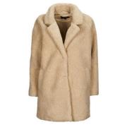 Sherpa Coat Beige Kvinders Mantel