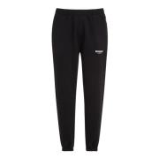 Sort bomuldssporty joggers med logo