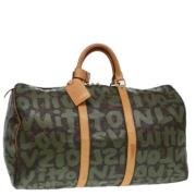 Pre-owned Canvas louis-vuitton-tasker