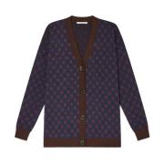 LUCKY POIS JACQUARD CARDIGAN