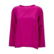 Fuchsia Silke Crewneck Sweater