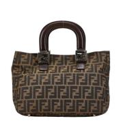 Pre-owned Canvas fendi-tasker