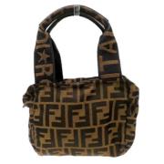 Pre-owned Stof fendi-tasker