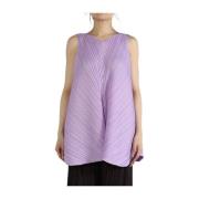 Mat Pleated V-Neck Shift Kjole