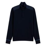 Pima Bomuld Zip-Up Sweater