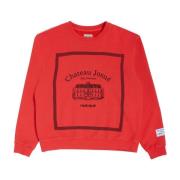 Rød 'Musique' Crewneck med Chateau Josué