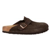 Mocha Ruskind Sandal - Boston Stil